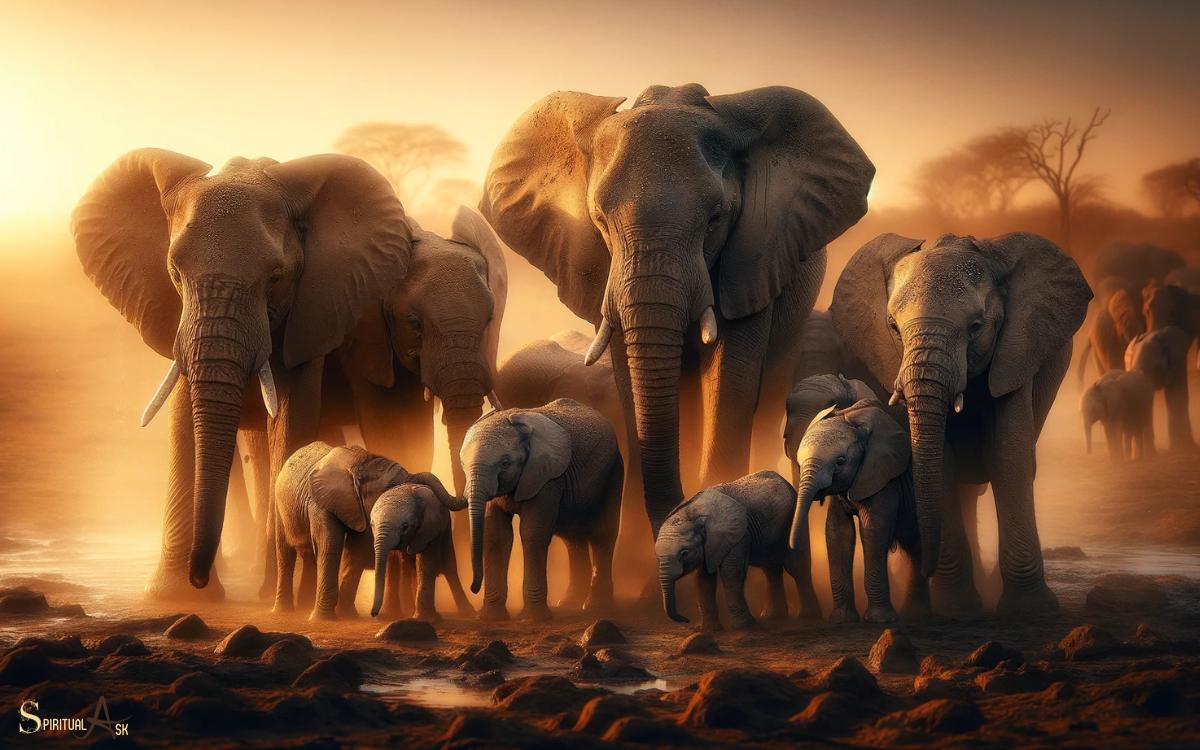 Elephant Family or Herd