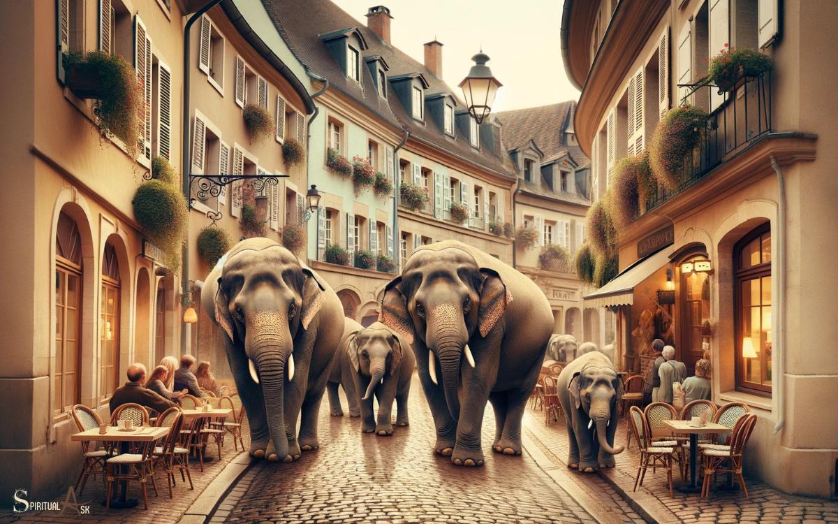Elephants in Unusual Settings