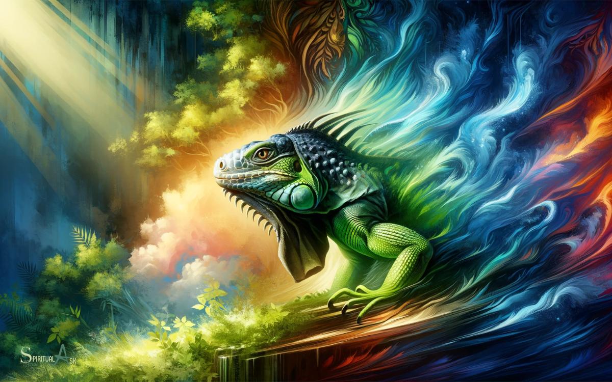 Iguana as a Messenger of Change