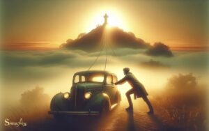 Spiritual Meaning of Pushing a Car in a Dream: Struggles!