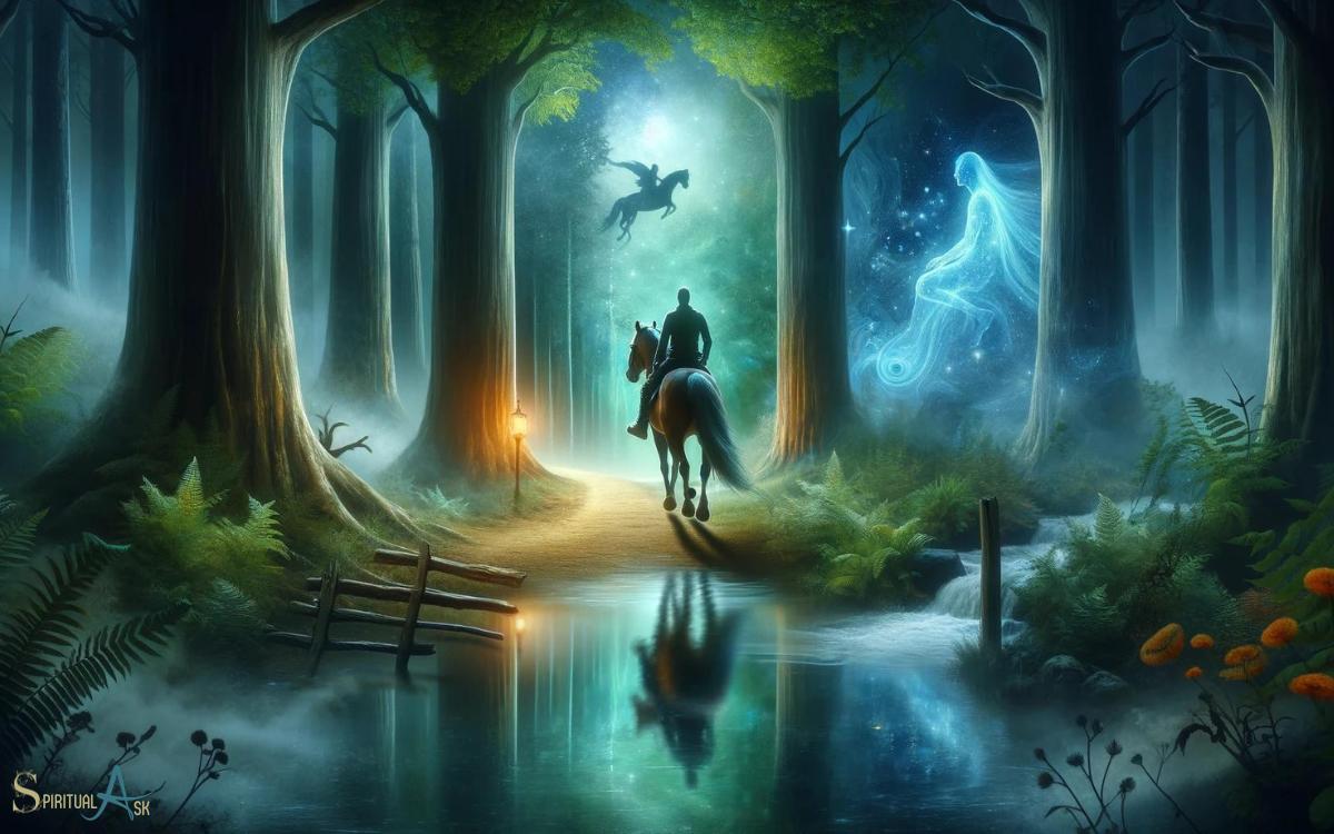 Inner Reflection and Spiritual Journey in Horse Riding Dreams