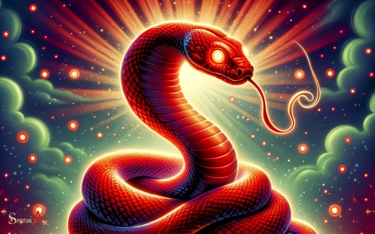 Red Snake In Dream Spiritual Meaning