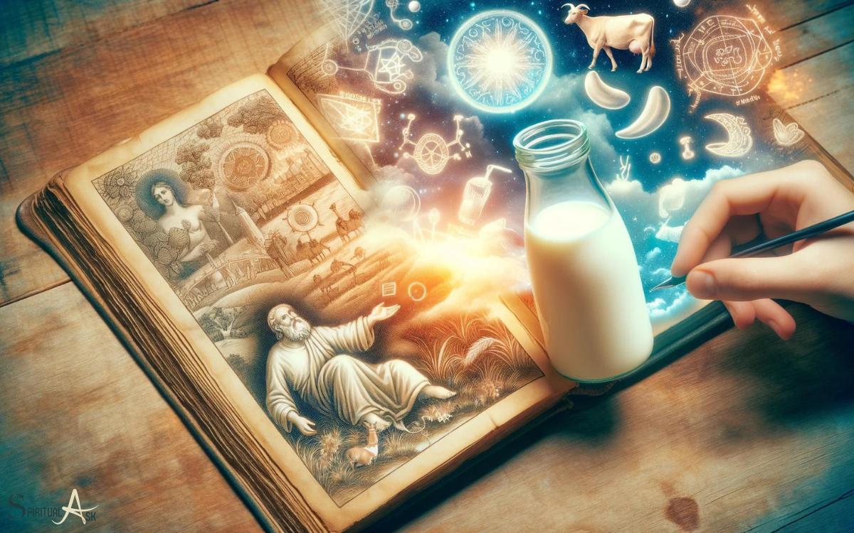 Spiritual Meaning Of Milk In A Dream: Nourishment, Purity!