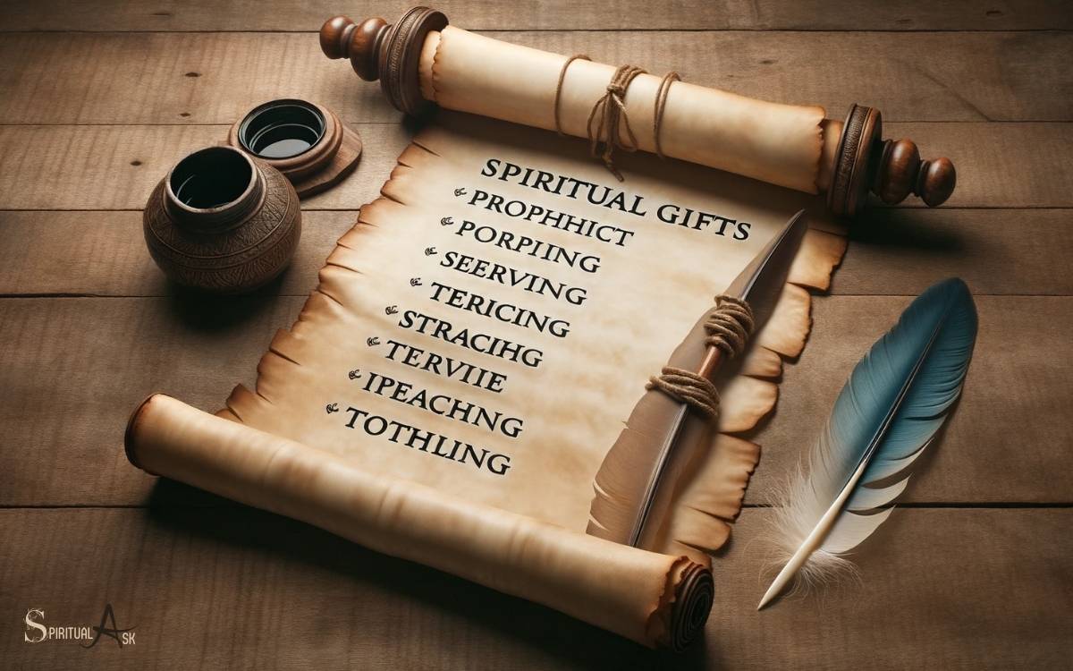 Romans Spiritual Gifts List