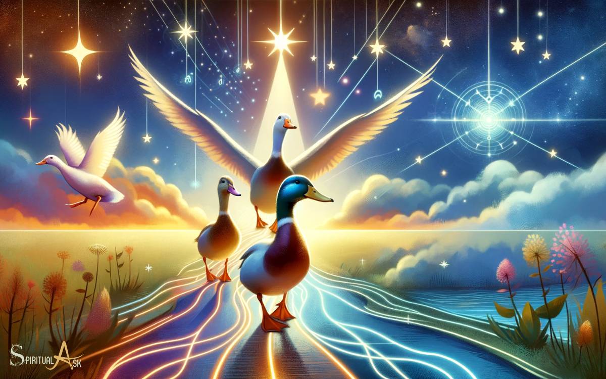 Ducks as Messengers and Guides