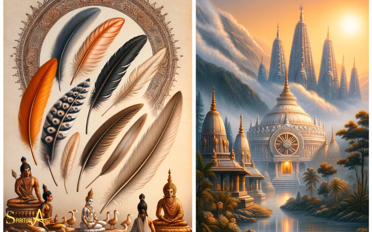 Feathers in Hinduism and Buddhism