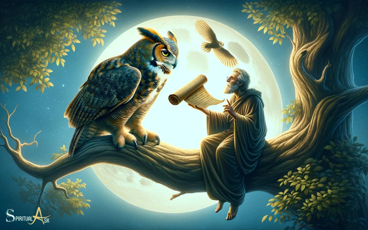 Owl as a Messenger of Wisdom