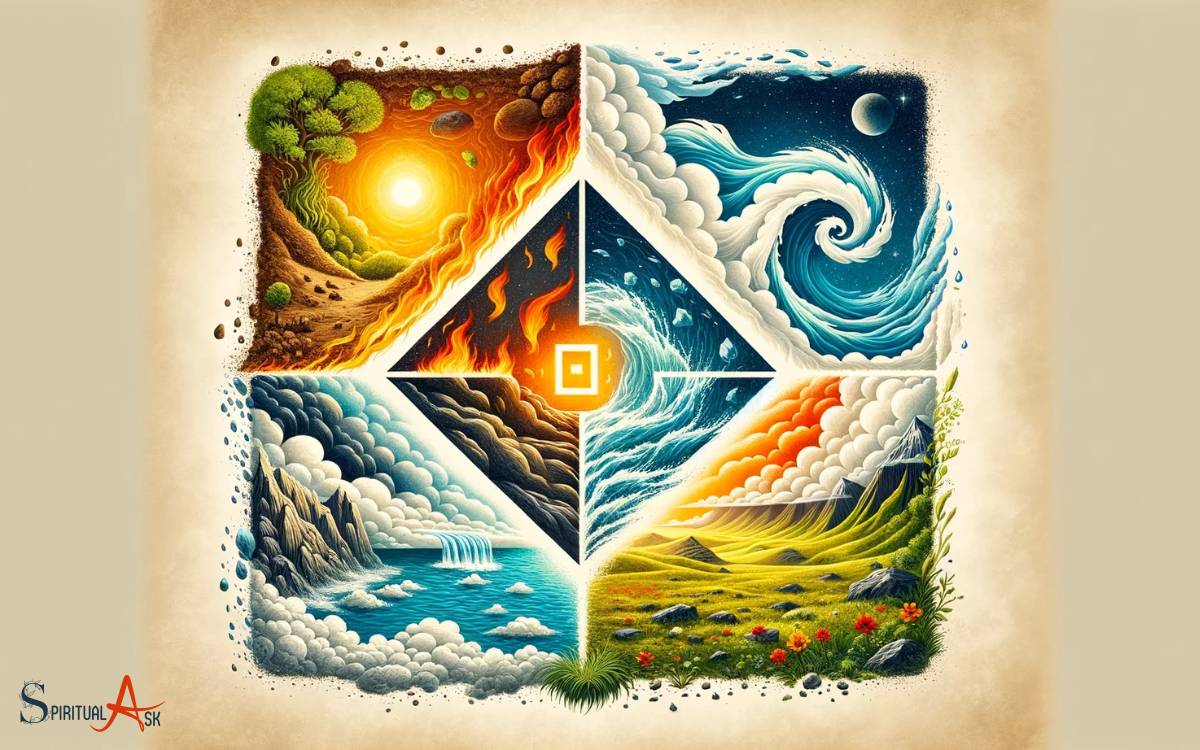 Square Symbol and the Four Elements
