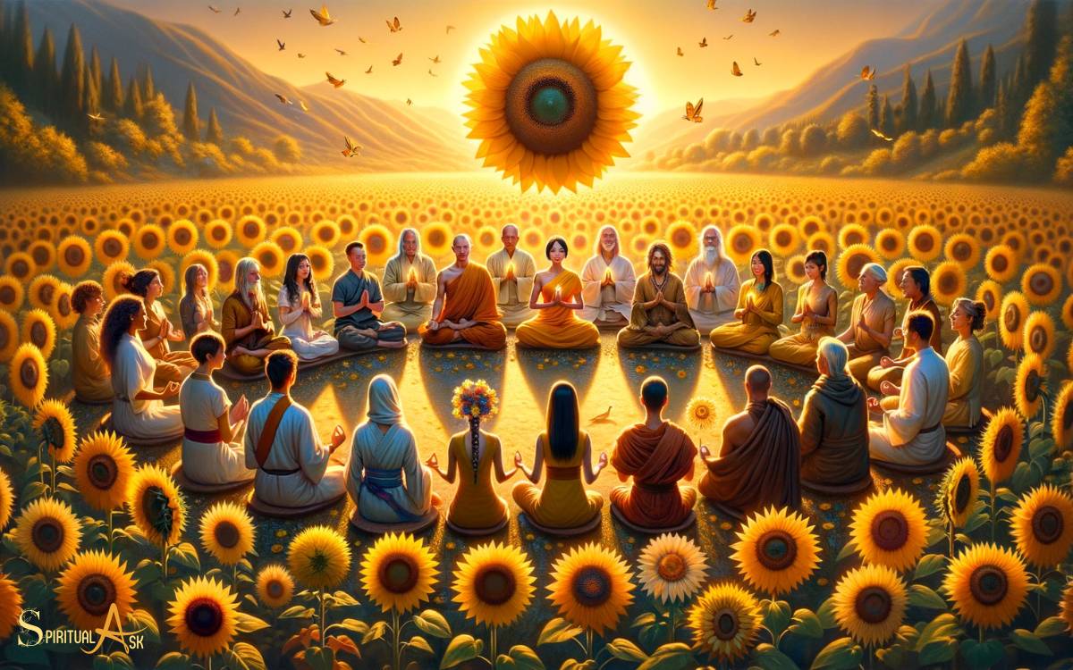 Sunflowers in Different Spiritual Traditions