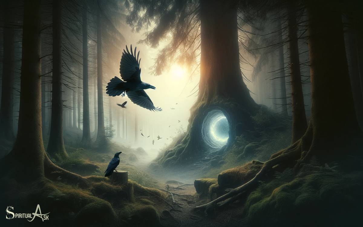 The Raven as a Messenger of the Unseen