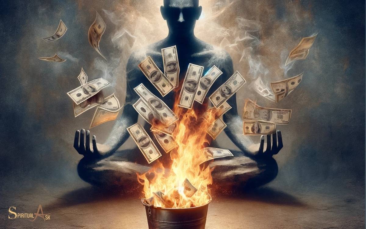 What Does Burning Money Symbolize Spiritually