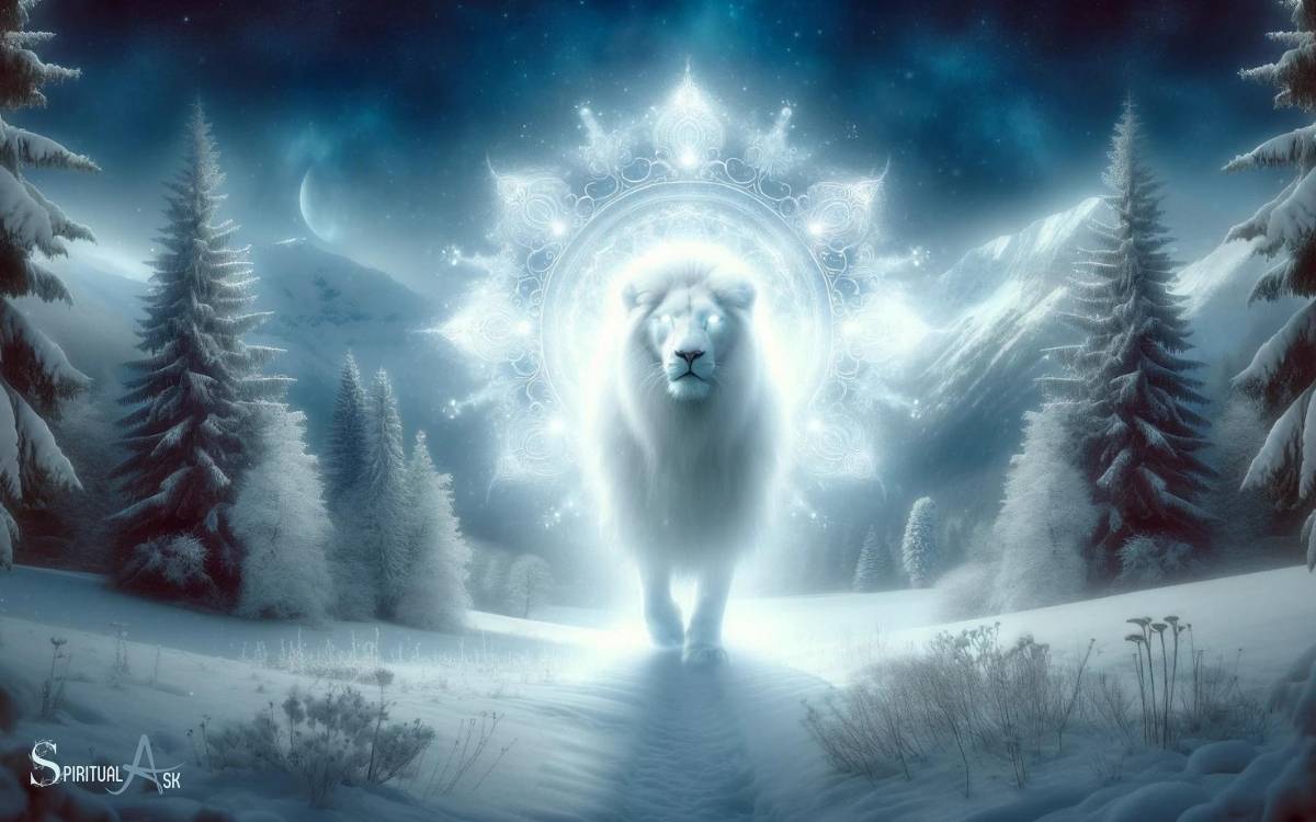 What Does a White Lion Symbolize Spiritually
