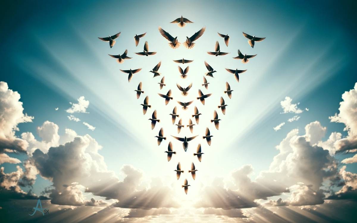 Birds Flying In V Formation Spiritual Meaning: Unity!