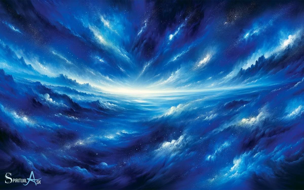 Blue Depicting the Vastness and Infinity