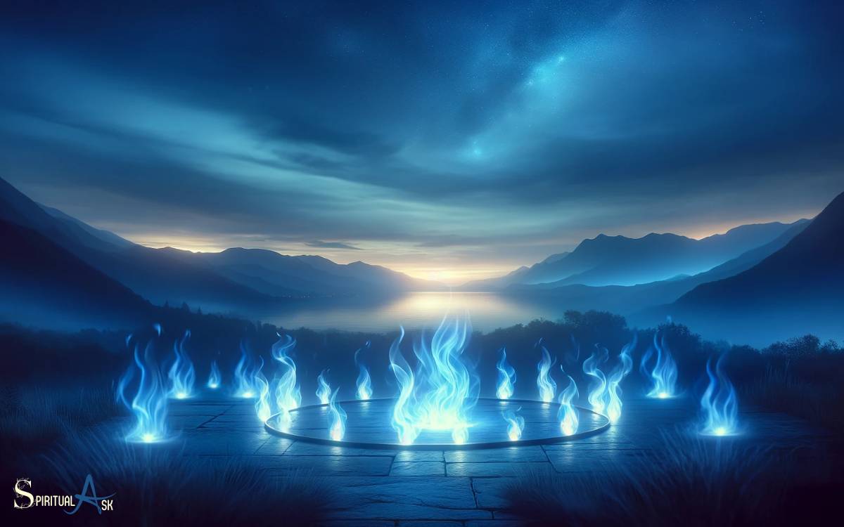 Blue Fire Symbolism in Different Cultures