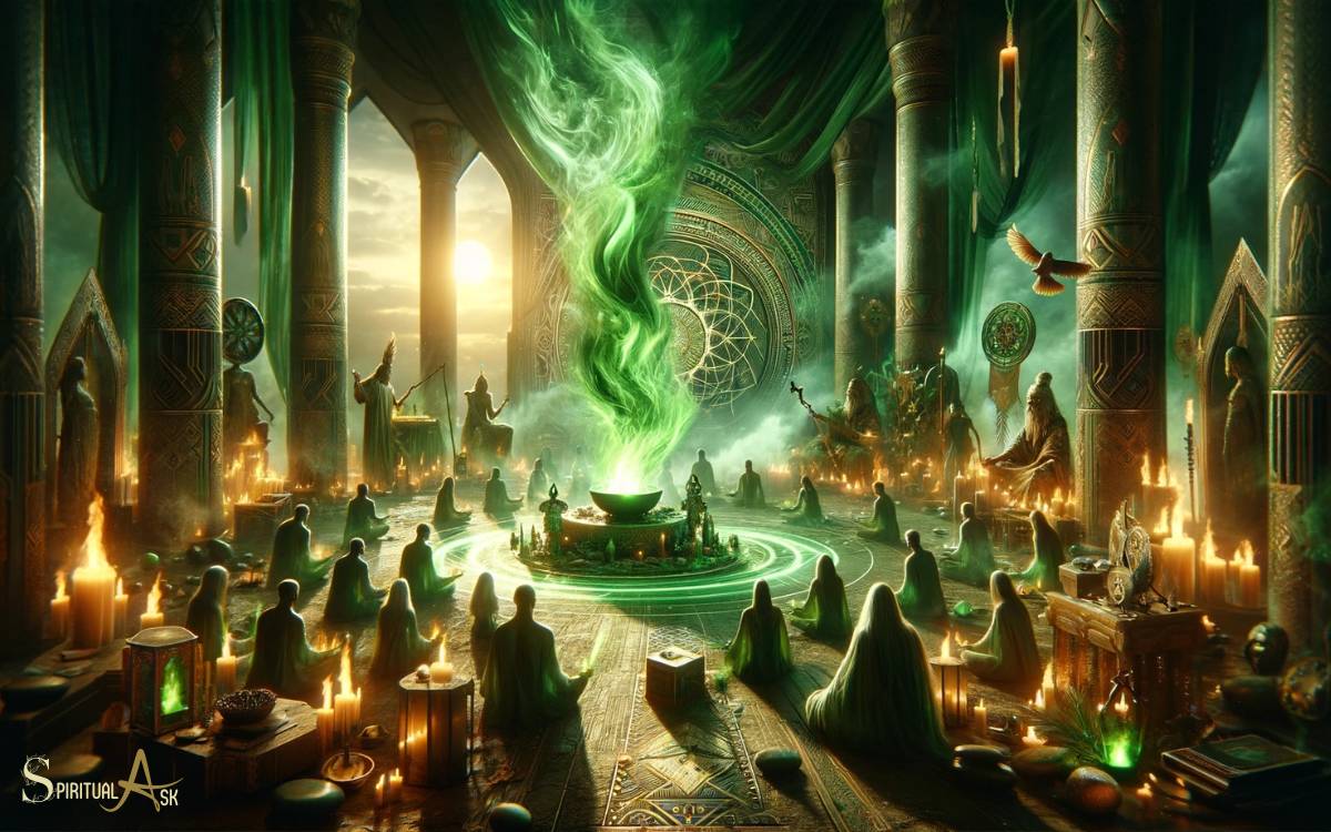 Green Fire in Rituals and Ceremonies