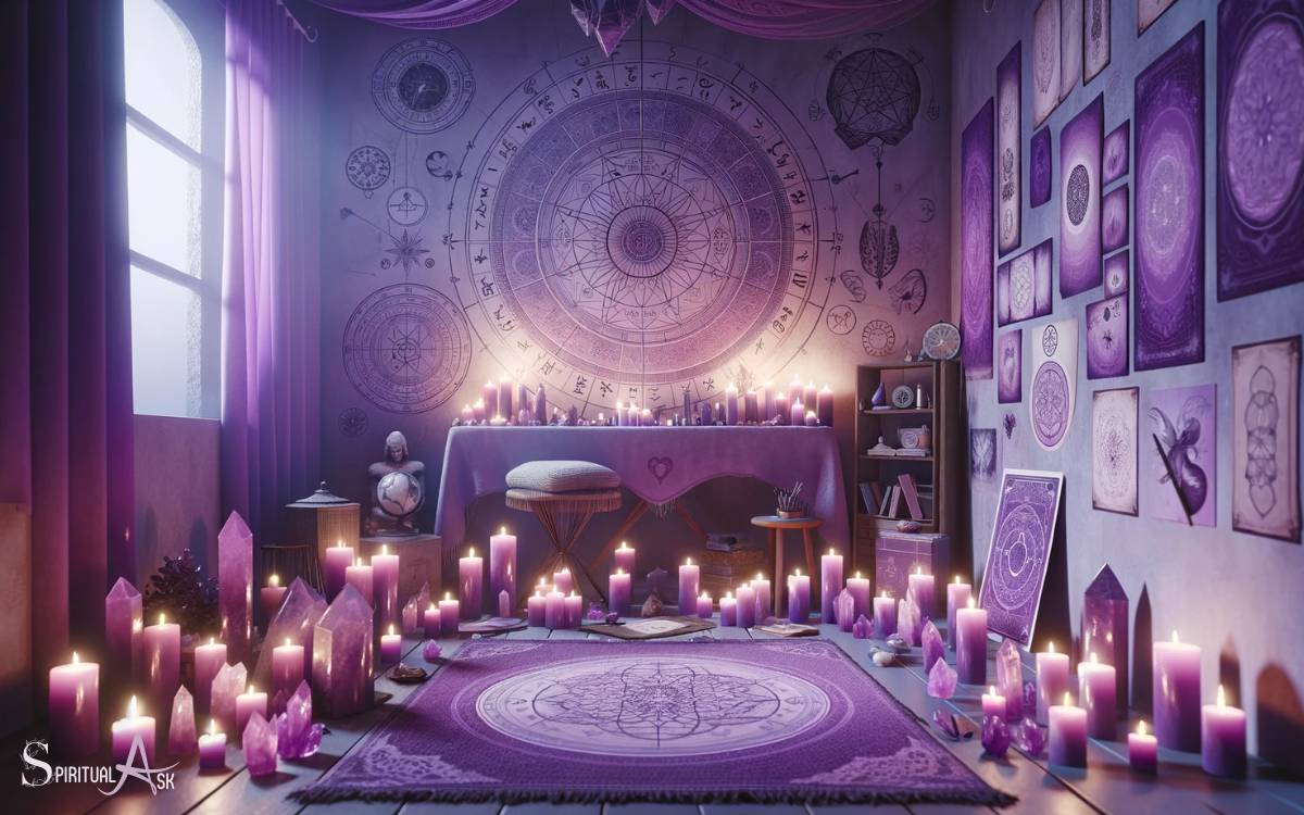 Purple in Metaphysical Practices