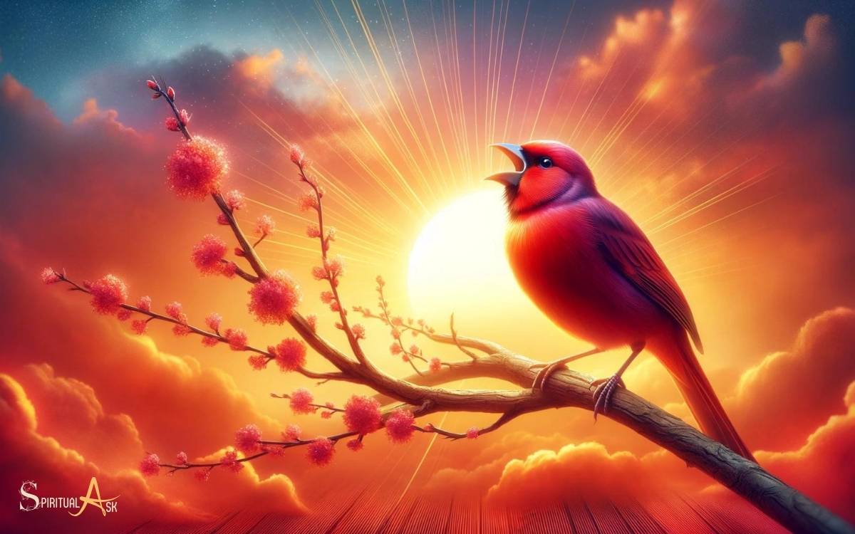 Red Canary Bird Spiritual Meaning