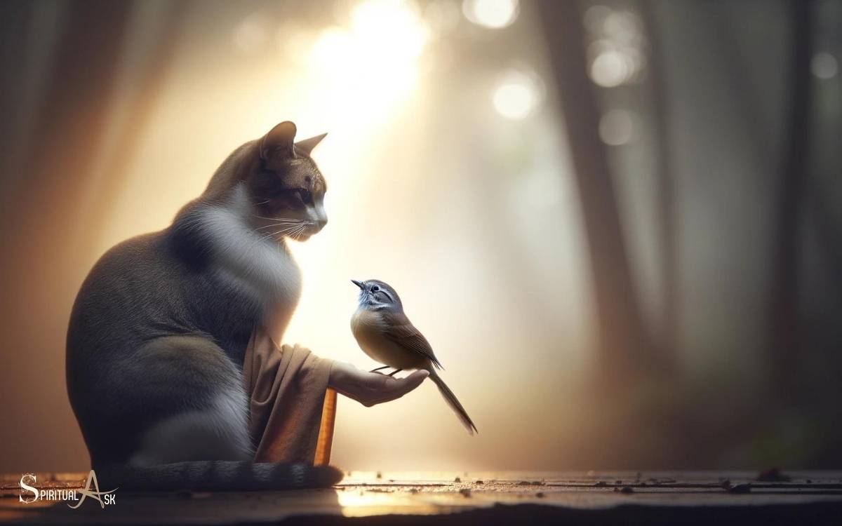 Spiritual Meaning of Cat Bringing Bird