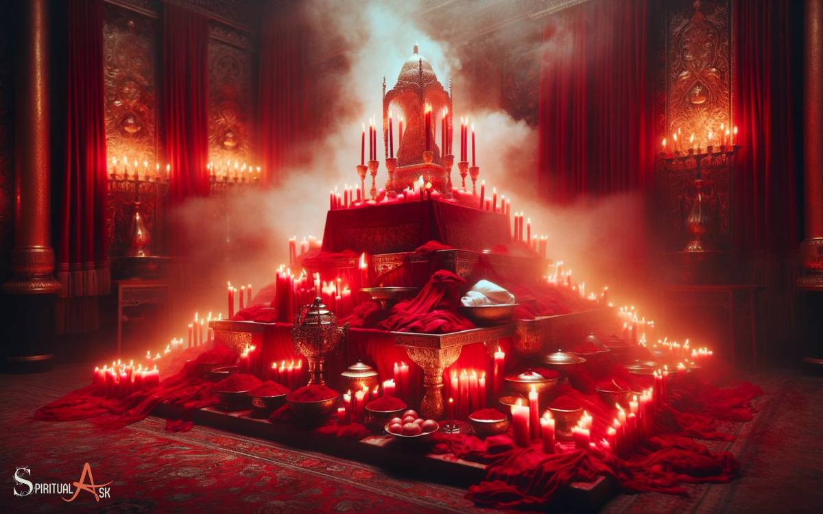 The Sacrificial Symbolism of Red in Religious Practices